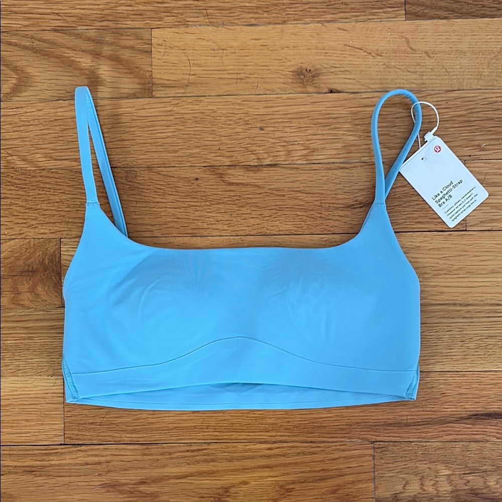 NWT Like a Cloud Spaghetti Strap Bra Light Support A/B Size 4